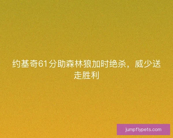 约基奇61分助森林狼加时绝杀,威少送走胜利 约基奇61分助森林狼加时绝杀,威少送走胜利